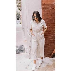 Marine Layer Joni Jumpsuit Cream